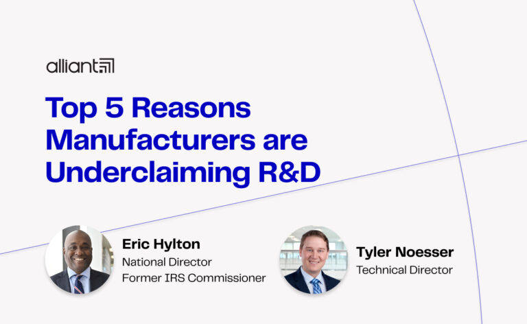 Top 5 Reasons Manufacturers are Underclaiming R&D